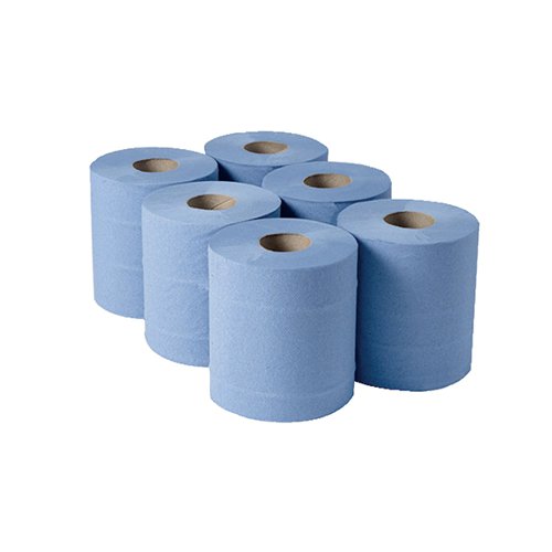 BLUE CENTREFEED 1-PLY 300M X6